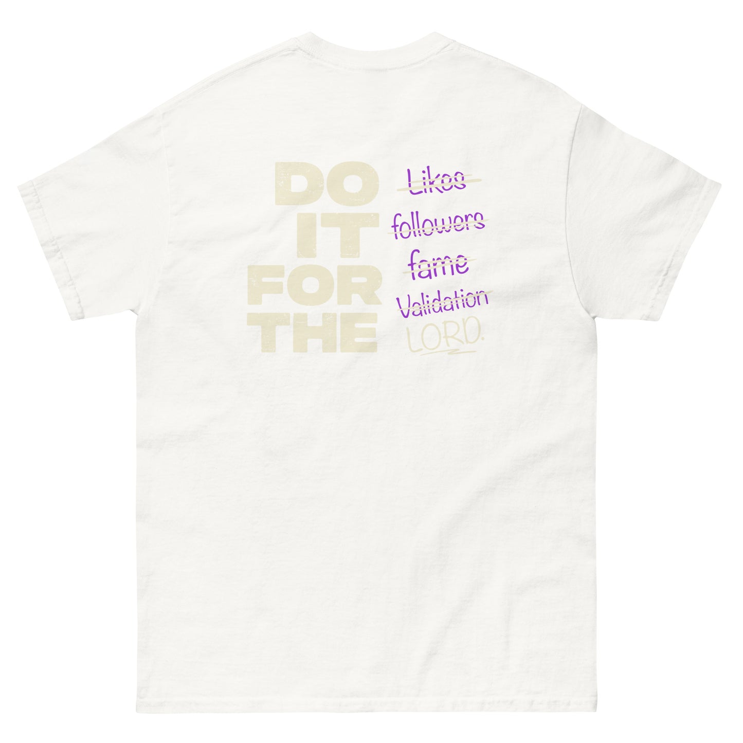 Who You Doing It For? Unisex classic tee